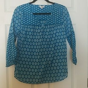 3/4 length blouse